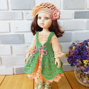 Puppenkleidung, 4 Teilige Puppenkleidung, 33 cm große Puppenkleidung, Outfit doll, Kleidung Puppe