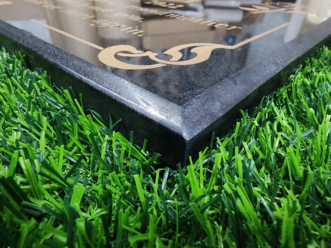 Memorial Grave Headstone Plaque Urdu Roman English Fully Etsy