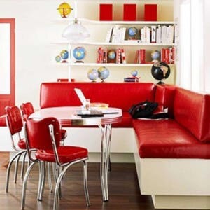 Red Rocket Custom Kitchen Booth Set