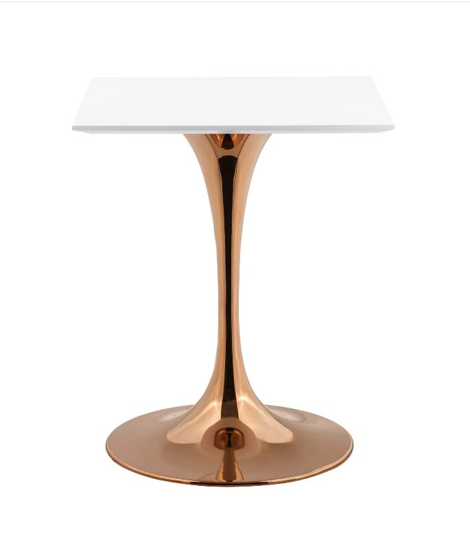 Tulip Style Square Dining Table Inspired by the Eero Saarinen Etsy