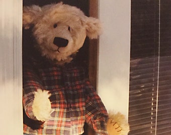 赤いセーターのクマ - Etsy 日本