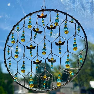 Custom Dragonfly Wire Suncatcher