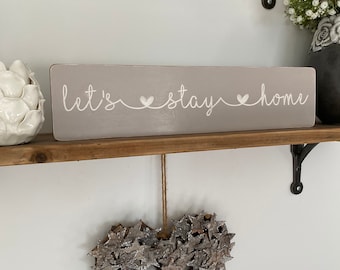 Love Sentimental Mini Metal Hanging Sign Shabby Chic
