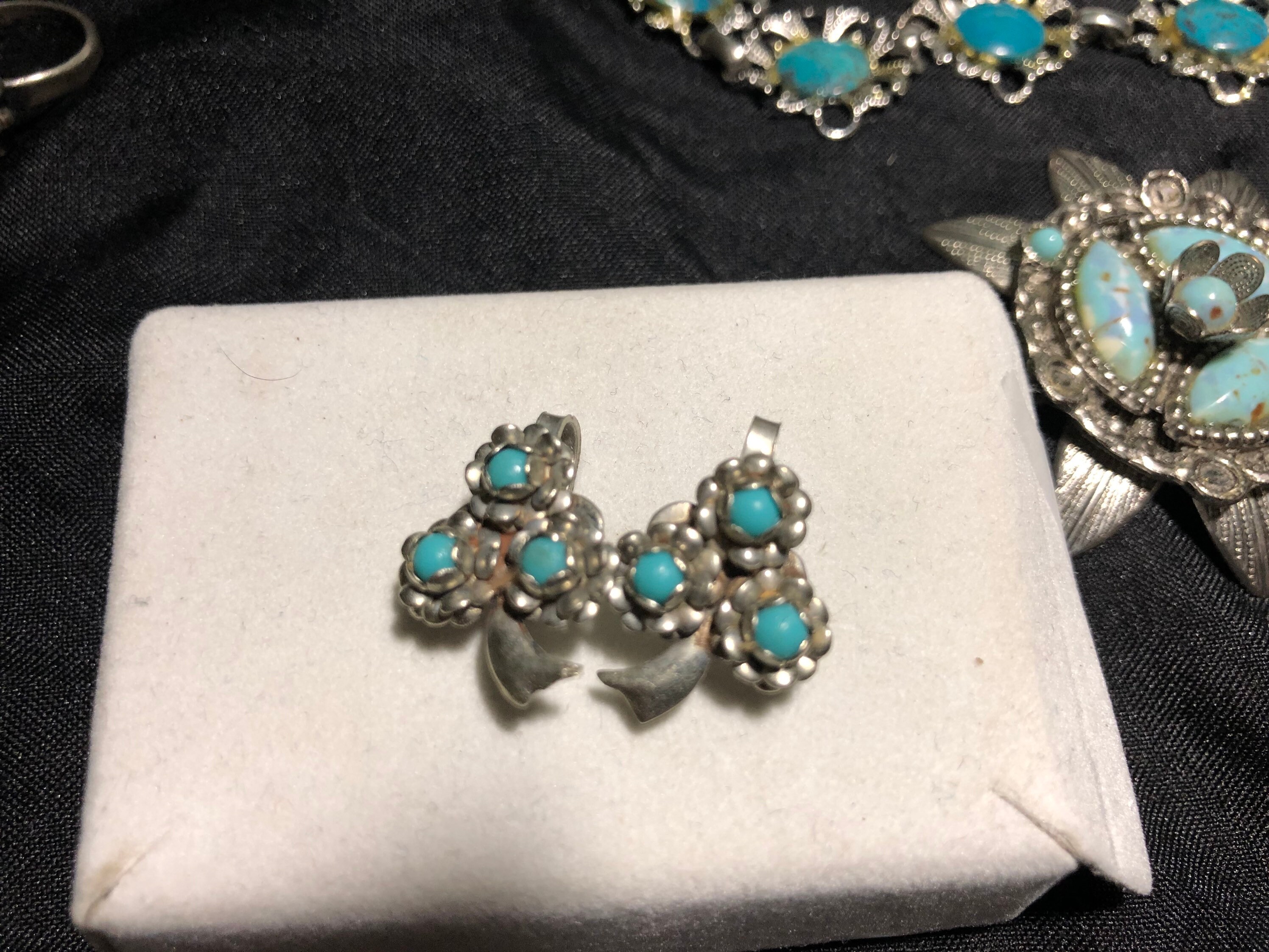 Vintage Costume Jewelry Turquoise Set Necklace bracelet Etsy
