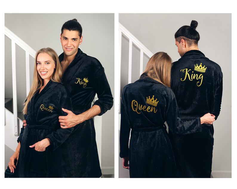 50 OFF Custom Bathrobes Gift for Him Honeymoon Gift Etsy