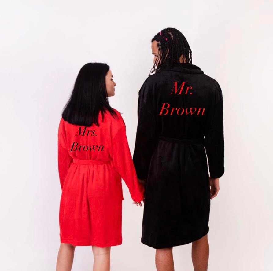 50 OFF Custom Bathrobes Gift for Him Honeymoon Gift Etsy