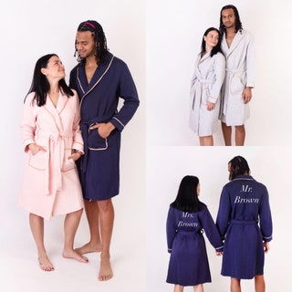Cotton Custom bathrobes with Collar