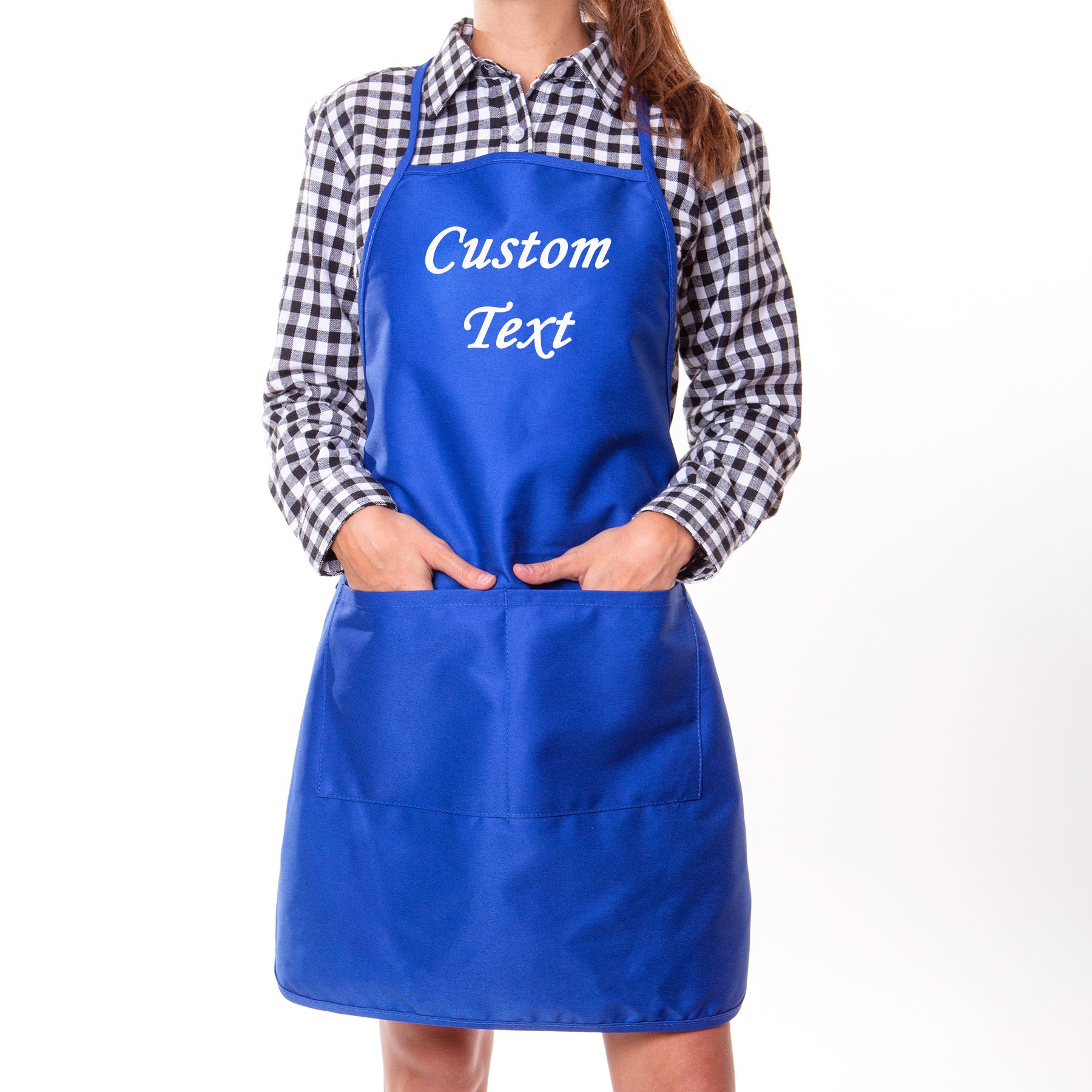 SALE Unisex Custom Aprons Your Message Customizable Apron W/ Etsy