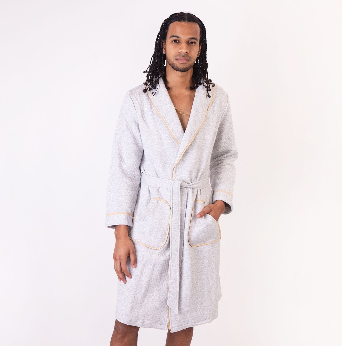50 OFF Cotton His and Hers Bathrobes with collar Set for Etsy
