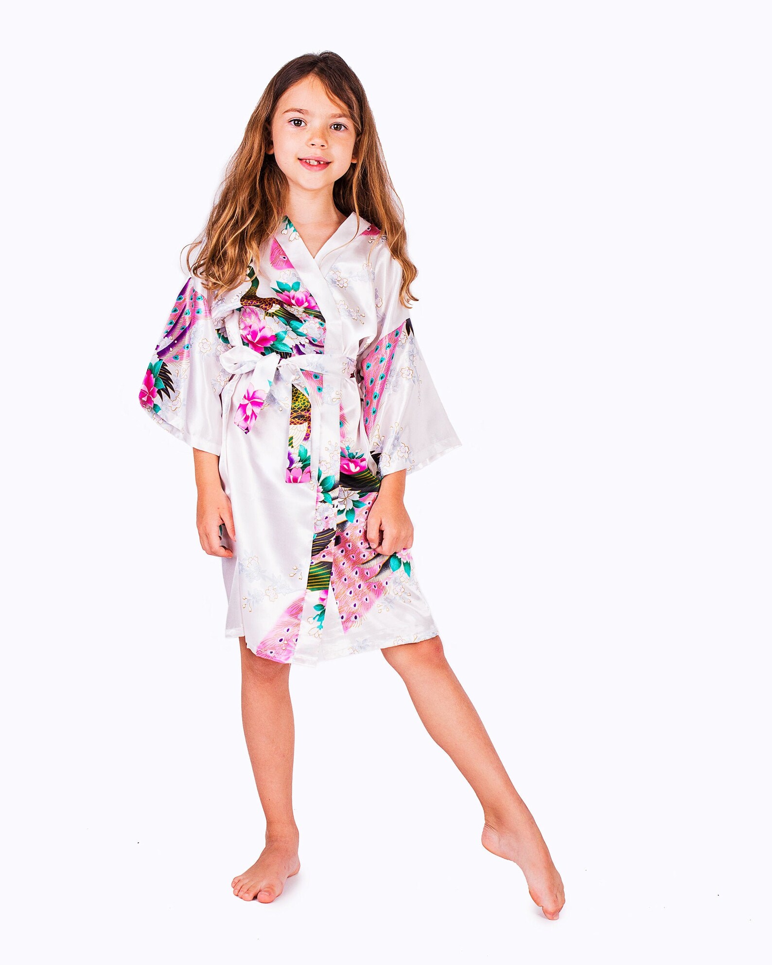 50 OFF FLOWER GIRL Kids Floral Robes Floral Kids Robe I Etsy