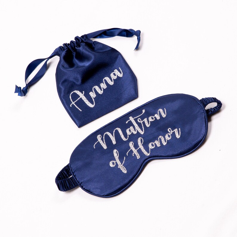 Maid of Honor Gift Custom Sleep Mask Custom Eye Mask Sleep Etsy