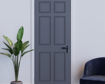 Six-Piece Self Adhesive Door Moulding Kit | Get the high-end designer look in your home