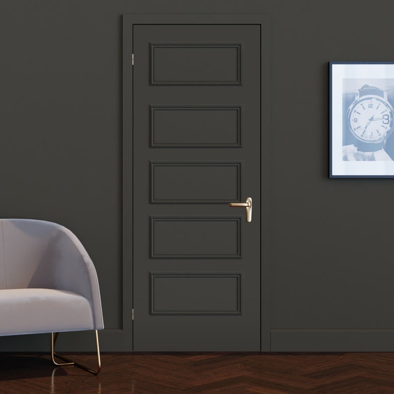 Fivepiece Self Adhesive Door Moulding Kit Get the Highend Designer