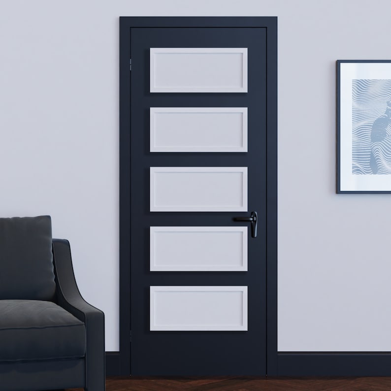 Fivepiece Self Adhesive Door Moulding Kit Get the Highend Designer