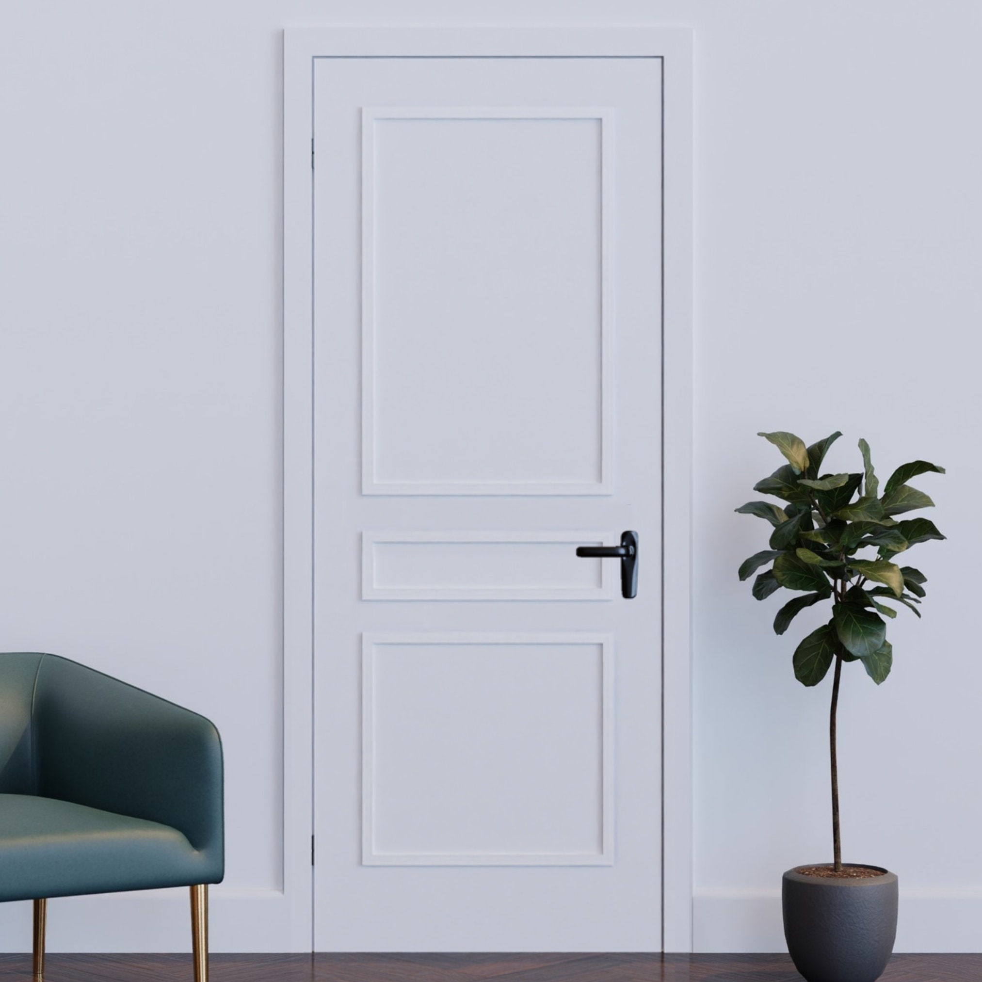 Threepiece Self Adhesive Door Moulding Kit Get the Highend Etsy UK