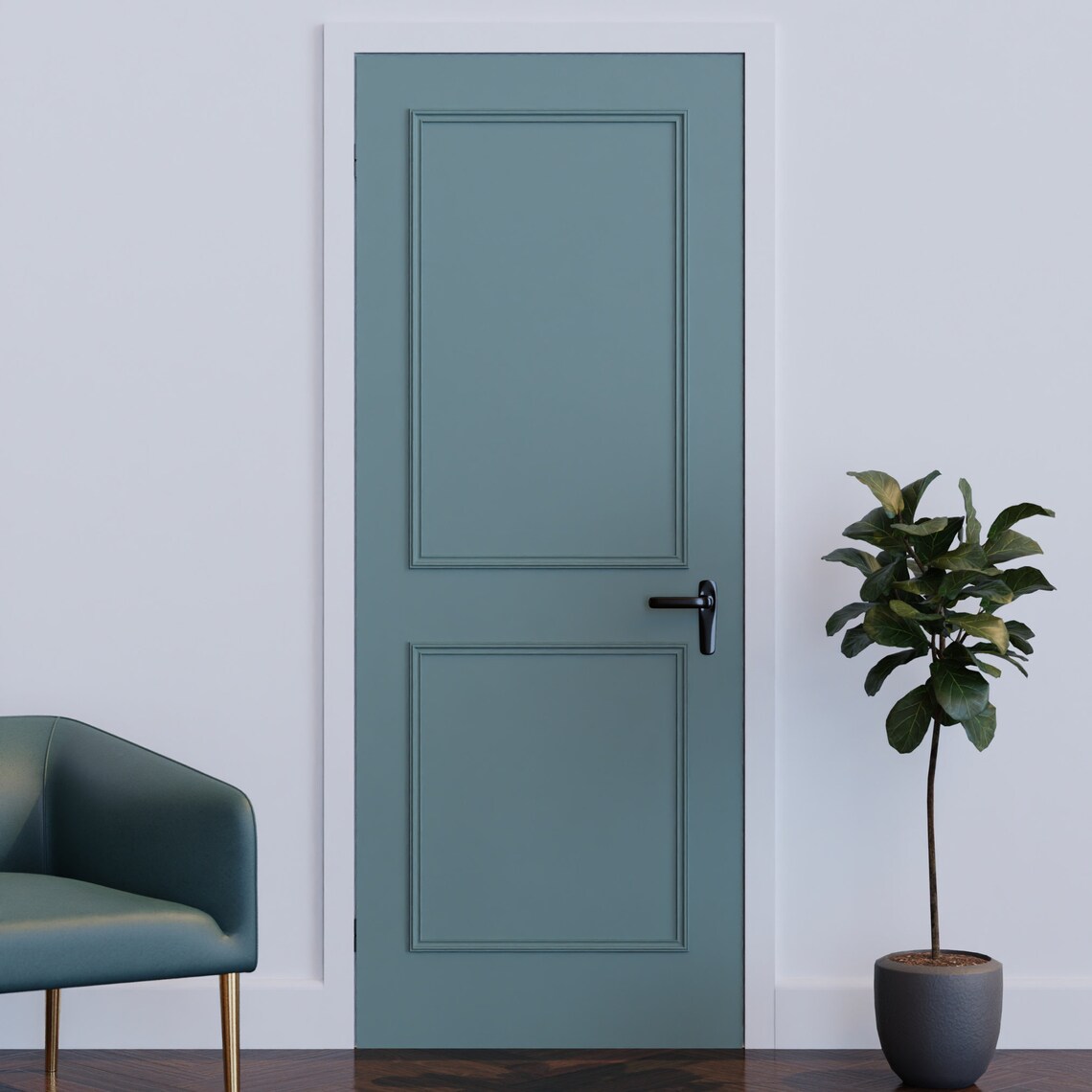 Twopiece Self Adhesive Door Moulding Kit Get the Highend Etsy UK