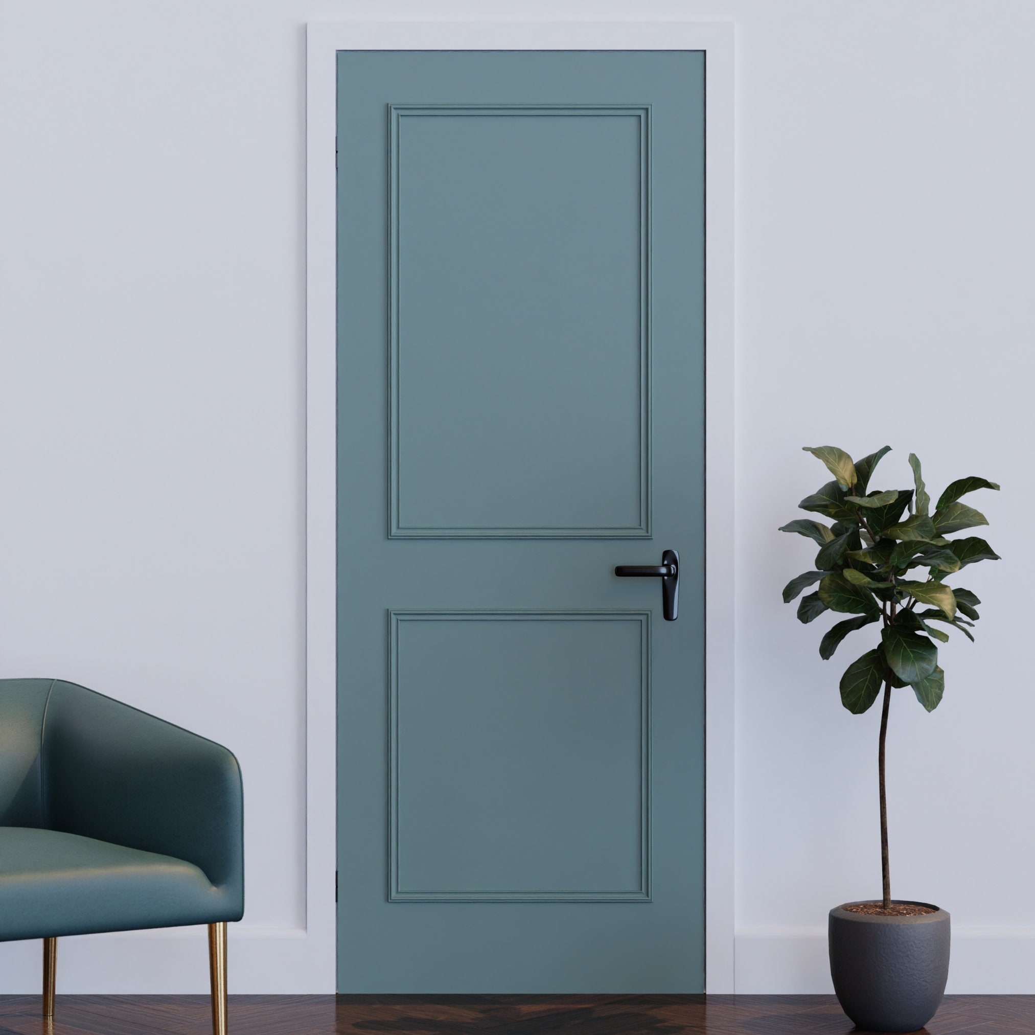 Twopiece Self Adhesive Door Moulding Kit Get the Highend Etsy UK