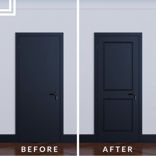 Two Piece Door Moulding Kit Hampton Get the Highend Etsy UK