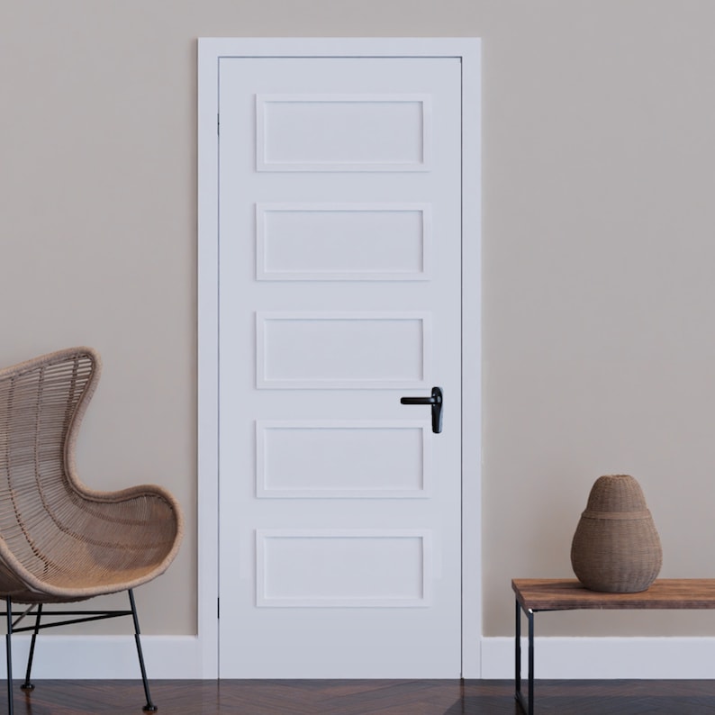 Fivepiece Self Adhesive Door Moulding Kit Get the Highend Designer