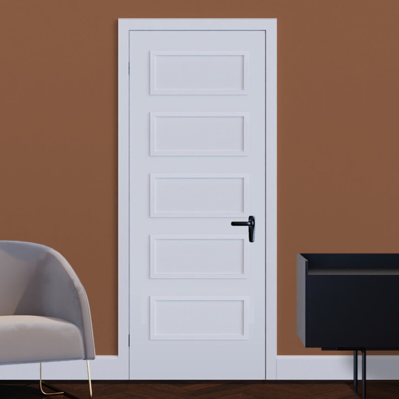 Fivepiece Self Adhesive Door Moulding Kit Get the Highend Designer