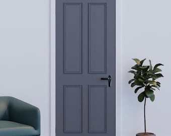 Four-Piece Self Adhesive Door Moulding Kit | Get the high-end designer look in your home