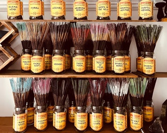 Wild Berry Incense Sticks 10 x Luxury Hand Dipped 11” Traditional American Incense Sticks Vegan