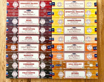 Handmade Satya Incense Indian Sticks Hand Rolled Smudge Sticks Vegan Friendly