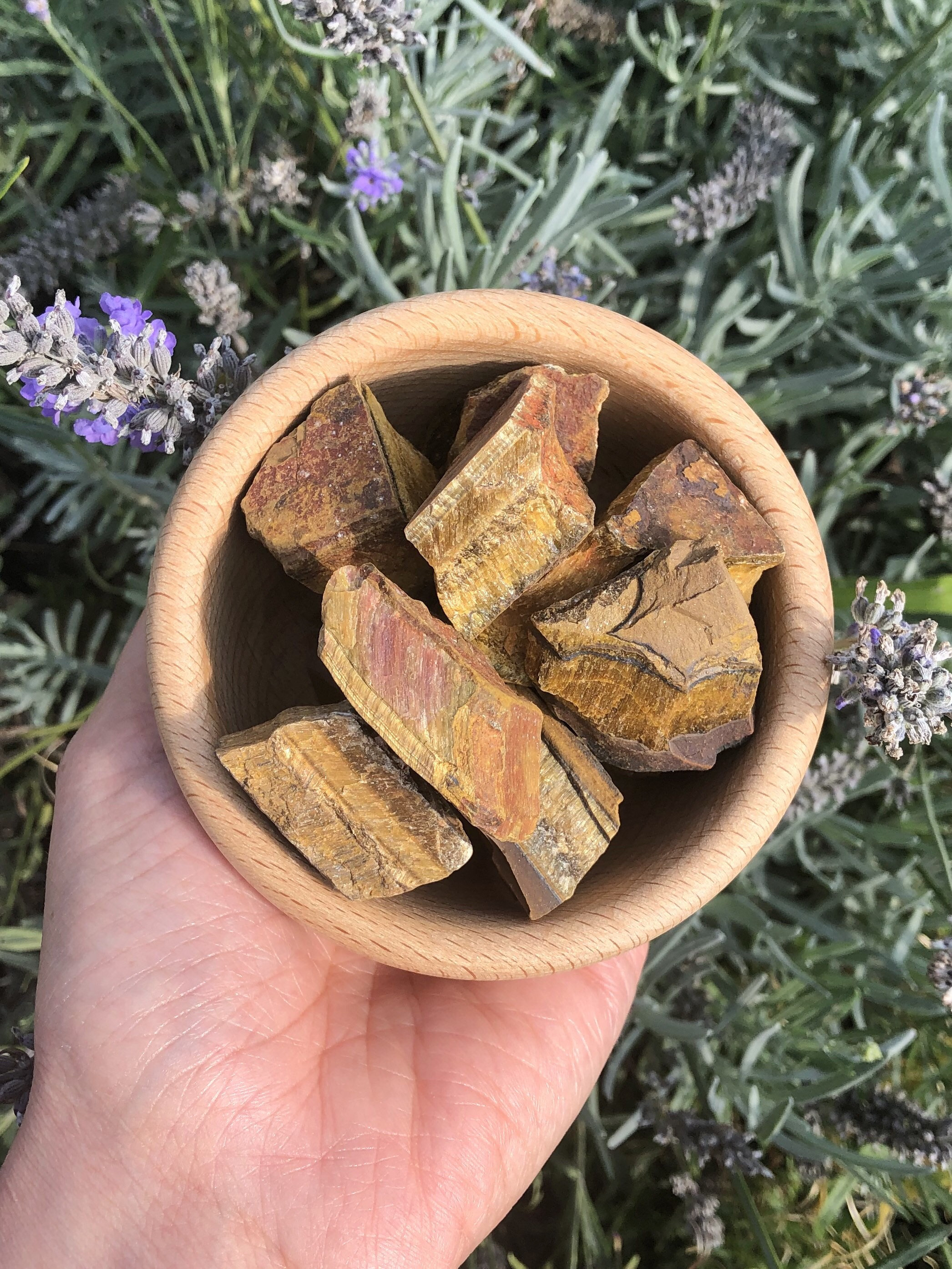 Raw Tigers Eye Crystal Pieces Healing Rough Stone Gemstone Etsy