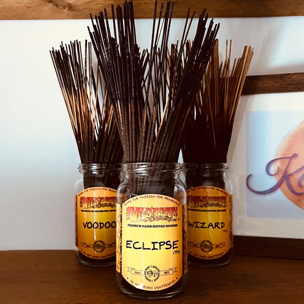 ECLIPSE | Wildberry Incense 10 x Luxury Hand Dipped 11” Traditional Sticks American Incense Sticks Vegan