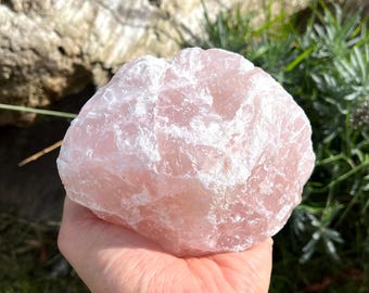 Large Raw Rose Quartz 1KG! Natural Rough Piece Crystal Healing Gemstone Heart Chakra