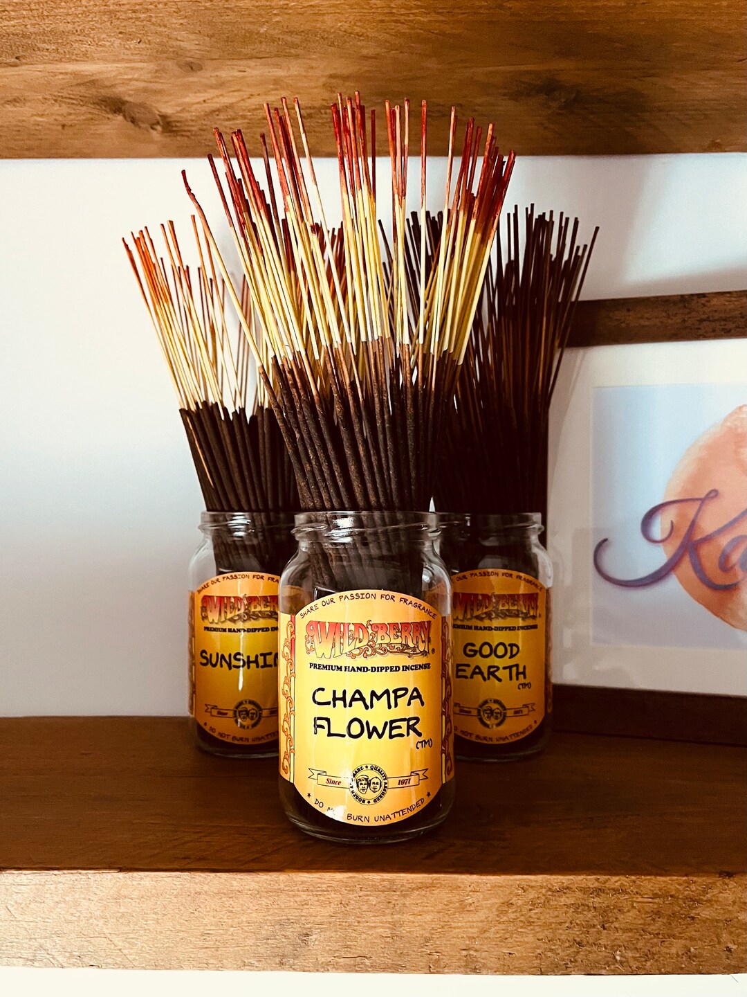 CHAMPA FLOWER Wildberry Incense 10 X Luxury Hand Dipped 11 Etsy