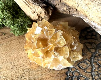Honey Calcite Cluster Crystal Natural Gemstone Healing MOTIVATION & INSPIRATION