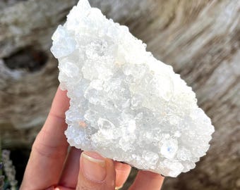 Apophyllite Crystal Cluster Zeloite 199g Grade A Indian Gemstone Healers Stone ENERGY PURIFIER