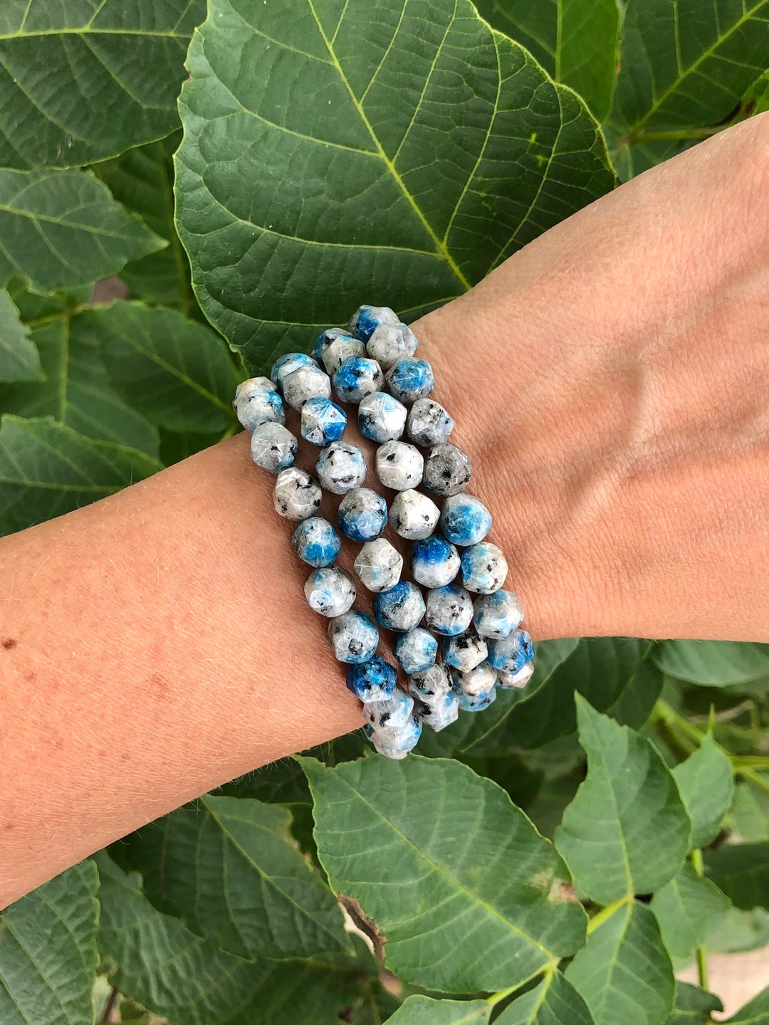 K2 Bracelet Star Beads Crystal Reiki Healing Gemstone THIRD Etsy