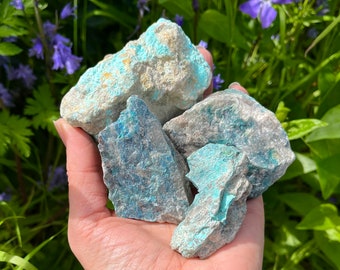 Natural Quantum Quattro Raw Rough Crystal Healing Gemstone GROUNDING DETOX
