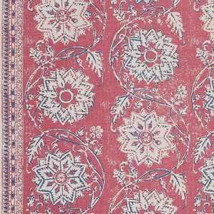 Pink Boho Fabric by the Yard Gypsy Indian Textile Fabric Patchwork  Embroidered Indian Fabric Recycled Home Decor Fabric Vintage Fabric 