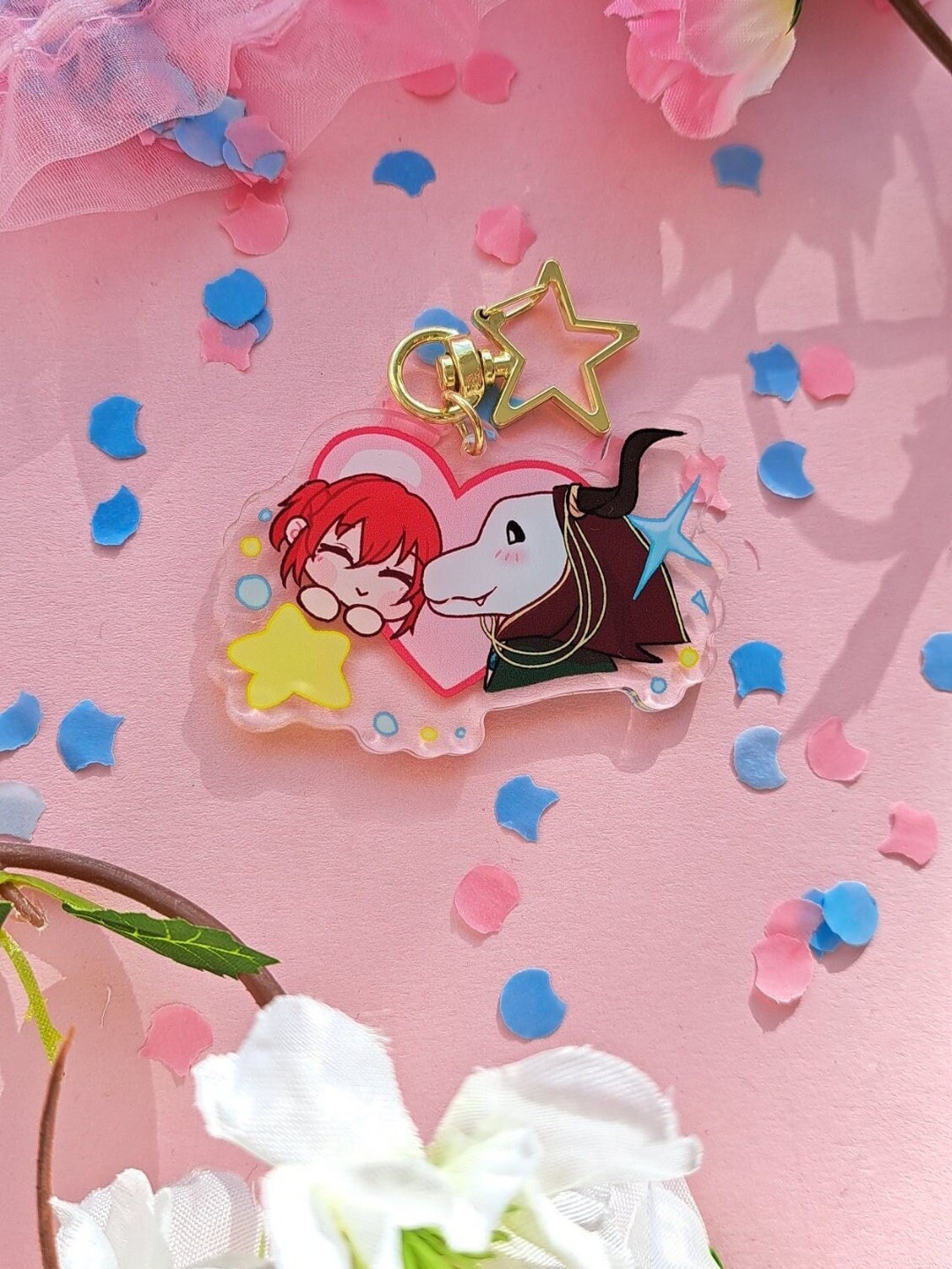 Cute Anime Chibi's - Acrylic Keychain - Bag Charm - Cute Gift - Bag ...
