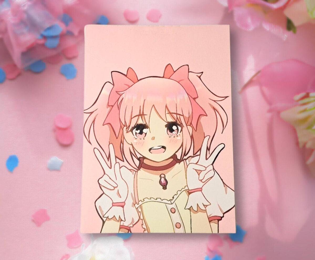 Magical Girl Print - Cute Anime Poster, Anime Wall Art, Kawaii Room ...
