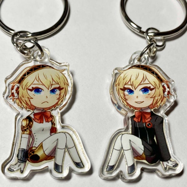 Persona 3 Aigis 1.5" Double Sided Acrylic Charm