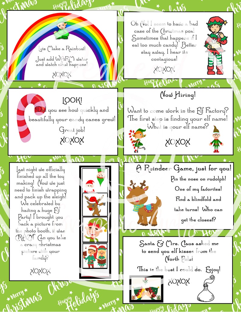 Christmas Elf Prep Kit Learn to Love Your Elf Again - Etsy