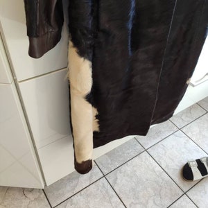 Vintage 1970s Cow Fur Coat image 3