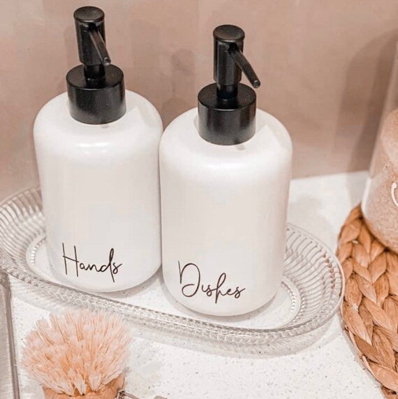 Hand Wash Labels Vinyl Labels Organisation Personalised Etsy