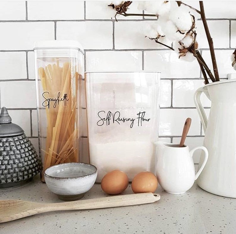 Kitchen Pantry PreSelected Pack pantry stickers Etsy