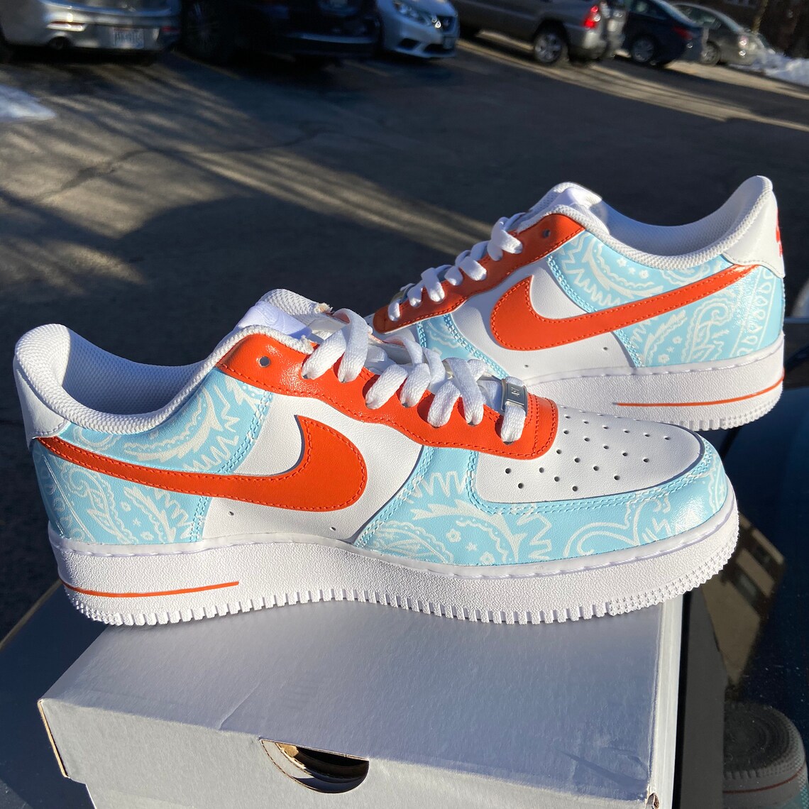 patterned air force 1