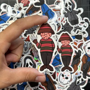 Freddy Krueger 3" Sticker #36