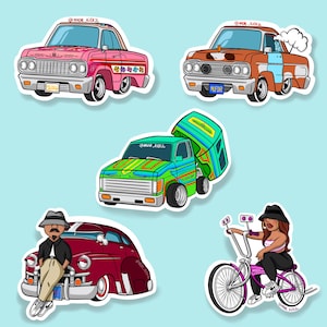 Lowrider Sticker Pack