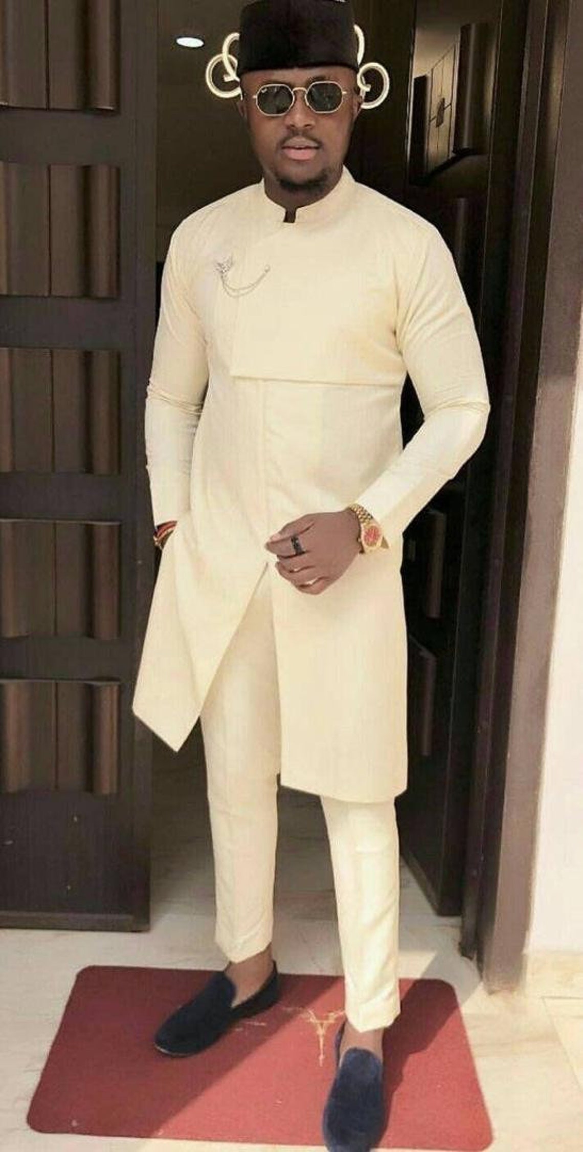 Men's kaftan suit African's men clothingAfrican Etsy