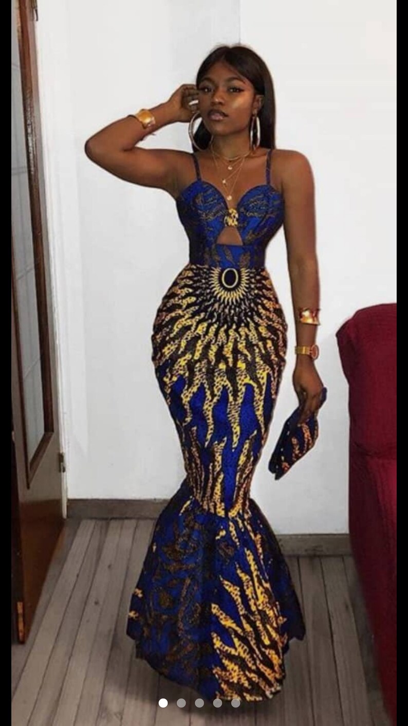 Abito da ballo di Ankara abito da ballo abbigliamento da | Etsy Italia