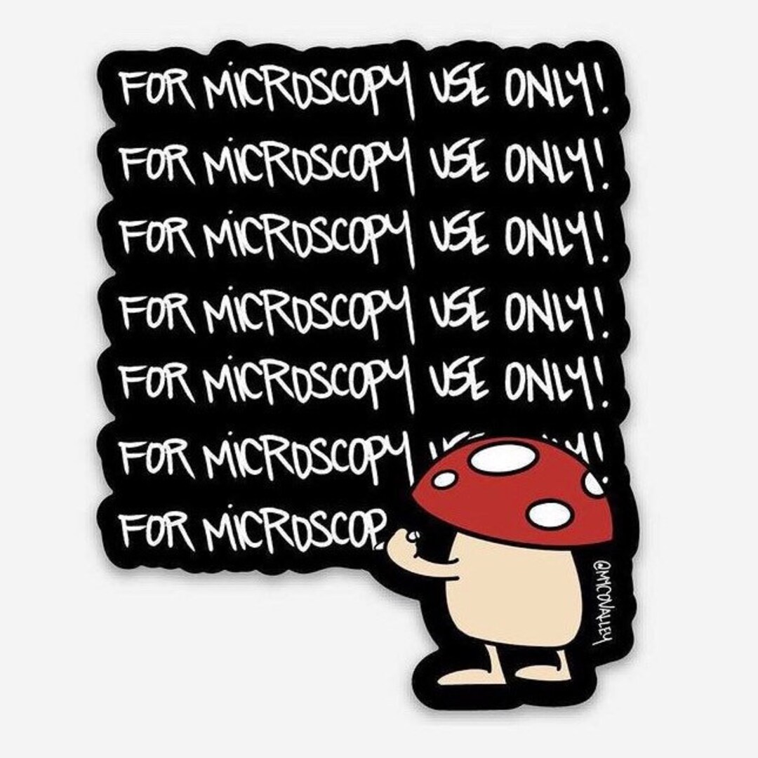 For Microscopy Use Only Die Cut Vinyl Sticker small Etsy