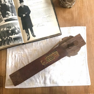 WW I Gas Rattle Maplewood NJ WWII Air Raid Warden’s Gas Clacker